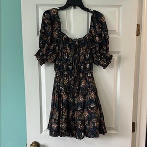 Ulla Johnson Floral Puff Sleeve cotton Dress size 6